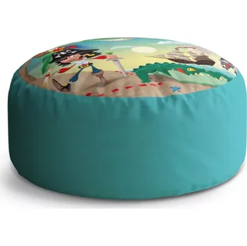 Taburet Sablio Kulatý taburet Circle Pirát: 38x48 cm - Sablio