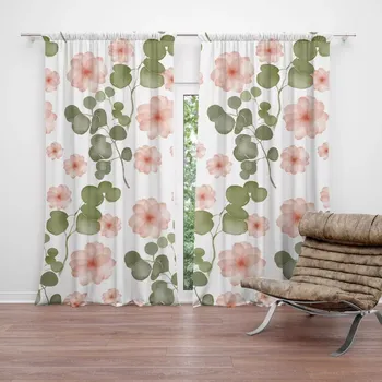 Závěs Sablio Závěsy Jarní květy: 2ks 140x250cm