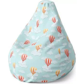 Sedací pytel Sedací vak Pear Horkovzdušné balony na nebi - Sablio - 140 x 100 x 25 cm