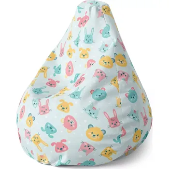 Sedací pytel Sedací vak Pear Dětské hračky - Sablio - 70 x 95 x 15 cm