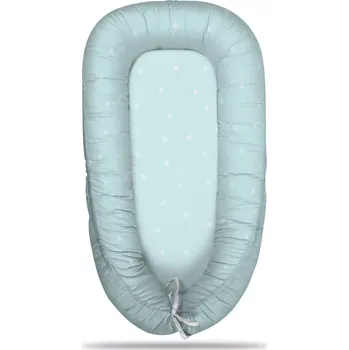 Hnízdečko pro miminko Sablio Hnízdečko pro miminko Tečky na bledě modré