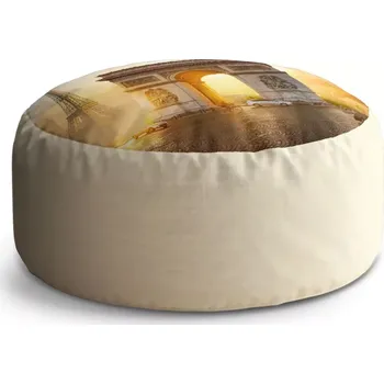 Taburet Sablio Kulatý taburet Circle Paříž Vítězný oblouk: 38x48 cm - Sablio