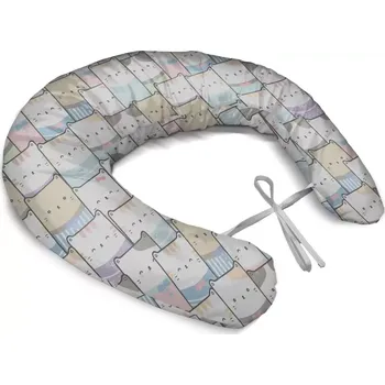 Kojící polštář Sablio Těhotenský polštář Kreslená koťátka