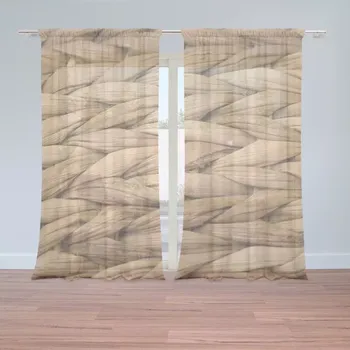 Záclona Sablio Záclony Banánové listí 2: 2 ks - 150x250 cm - Sablio