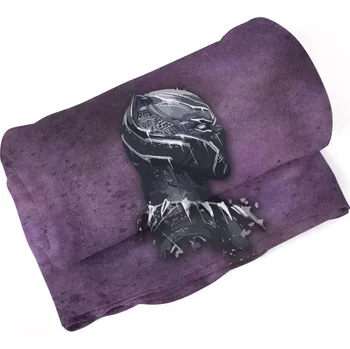 deka Sablio Deka BLACK PANTHER z profilu Fialový mlhavý - 150x120 cm