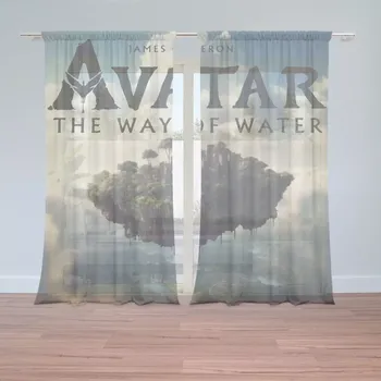 Záclona Sablio Záclony Avatar The Way of Water Létající město: 2ks 150x250cm