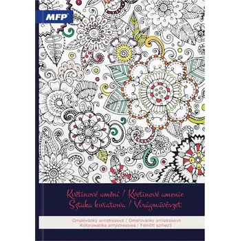 Antistresové omalovánky Antistresové omalovánky: Květinové umění