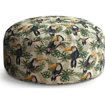 Taburet Sablio Kulatý taburet Circle Tukan: 38x48 cm - Sablio