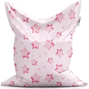Sedací pytel Sedací vak Classic Růžové hvězdičky - Sablio - 150x100 cm