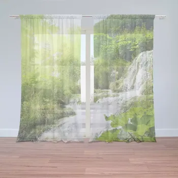 Záclona Sablio Záclony Kaskádovitý vodopád: 2 ks - 150x250 cm - Sablio