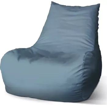 Sedací pytel Sedací vak Bean Šedě modrá - Sablio - 60 x 70 x 70 cm