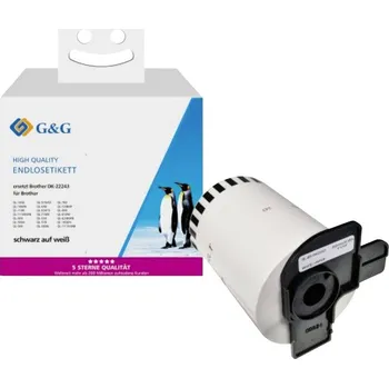Pásek do tiskárny G&G 1 ks 5D22243T-TD Kontinuální štítky