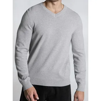 Oblečení a móda Sinsay - Bavlněný svetr se zapínáním na knoflíky - béžová - 249HR-02M - 249HR-02M-2XL