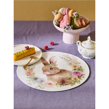 prostírání Sinsay - Velikonoční prostírání s motivem zajíce - bílá - 946IK-00X - 946IK-00X-ONE