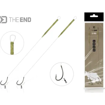 Delphin Návazec TheEND D-Rig 20 cm 17 lb 2 ks 6