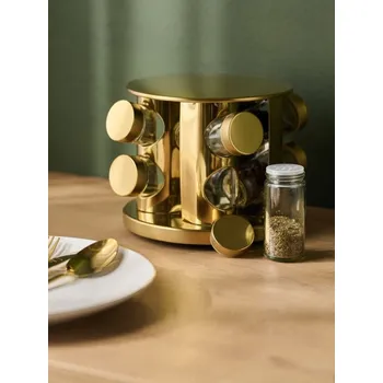 Koření Sinsay - Nádobky na koření se stojanem 9 pack - zlatá - 249HO-GLD - 249HO-GLD-ONE