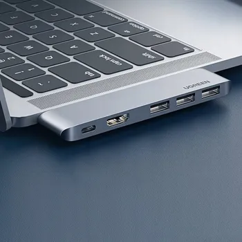 USB hub VÍCEÚČELOVÝ HUB PORT PRO MACBOOK PRO AIR USB C HDMI USB NAPÁJENÍ
