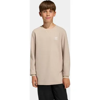 Chlapecké tričko Dětské tričko s dlouhým rukávem adidas Originals KD5532 béžová 80X, vel. 164