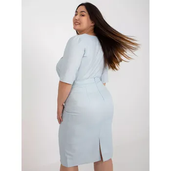 Dámská sukně Sukně LK SD 506697.95 světle modrá 44