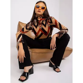 Dámská košile Halenka DHJ BZ N6118 2.24 velbloudů jedna velikost