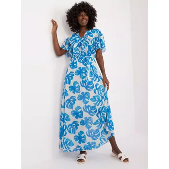 Dámské šaty DHJ SK 15986 šaty.67 modrá jedna velikost