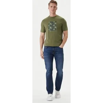 Pánské tričko KARL LAGERFELD T-Shirt 755037 562221 Zelená Loose Fit S