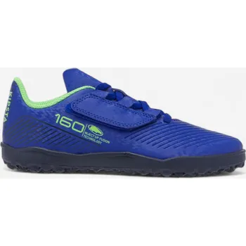 Kopačky KIPSTA Dětské kopačky na suchý zip 160 Easy Turf TF 29 MODRÁ