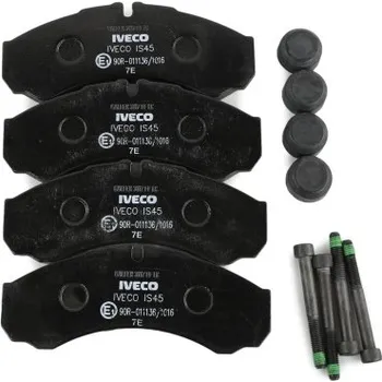 Brzdový systém Brzdové destičky iveco daily 00> vzad bez sensor 60/65c13 2992339