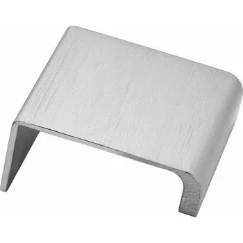 Nábytkové kování Nábytková úchytka hranová Artisan 20 Hliníková Stříbrná