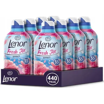 Aviváž Tekutá aviváž Lenor Fresh Air Pink Blossom sada 440 praní, 8x770ml