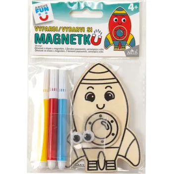Hračka Kreativní tvoření - vybarvi si magnetku - Raketa - 1926-0013