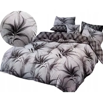 Povlečení Povlečení 160x200 + 2 povlečení 70x80 bavlněný satén s květinami