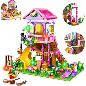 ostatní stavebnice 685 DÍLKŮ STAVEBNICE DOMEČEK NA STROMĚ STAVEBNICE KOSTEK SADA KOSTEK KE STAVĚNÍ NOVÁ