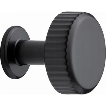 Nábytkové kování Nábytková úchytka knopka černá lakovaná 3 x 3 x 2 cm