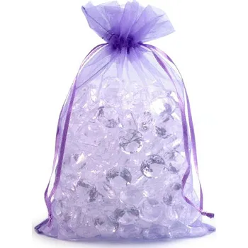Dárkový pytlík 17x23 cm organza, malé, 5 fialová sv.