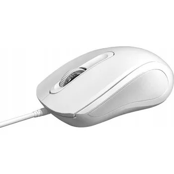 Myš OMEGA MOUSE 3D OFFICE MYŠ 1200DPI 1,5M USB BÍLÁ [46070]