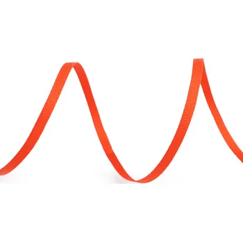 Stuha Rypsová stuha / poutko šíře 3 mm, malé, 11 oranžová mrkvová