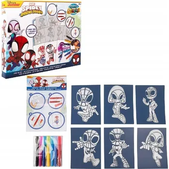 kreativní sada Spidey Sada Spray Pen - Malování fixami ve spreji - 2012182