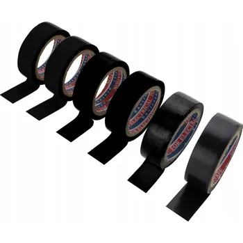 Lepicí páska Izolační páska Černá Voděodolná 6 ks