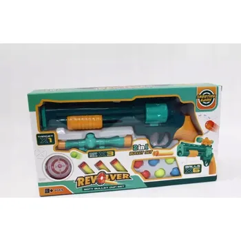 Dětská zbraň PISTOLE NA MĚKKÉ NÁBOJE A MÍČKY 2022-2 10123