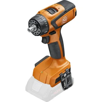 Dílna Fein ASCM 18 QSW AS aku vrtací šroubovák, 18 V Li-Ion bezkartáčové, bez akumulátoru, bez nabíječky, vč. příslušenství, 9