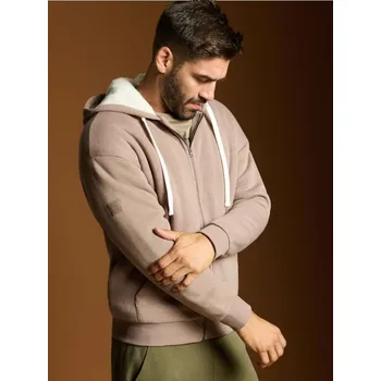 Pánská mikina Sinsay - Mikina - béžová - 303AW-80M - 303AW-80M-XS-1