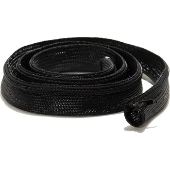 Organizér kabelů ASA 01018000003 ZIP Vertikální kabelový organizér se zipem, délka 1500 mm, černá