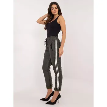 Dámské kalhoty Kalhoty DHJ SP 21557.35 khaki jedna velikost