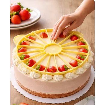 Kuchyňský nůž Naznačovač na krájení dortů 12 / 16 dílů | Cukrářská pomůcka