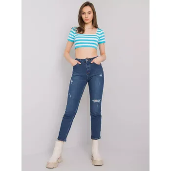 Dámská noční košile Džínové kalhoty MR SP 5338.17 tmavě modrá 36