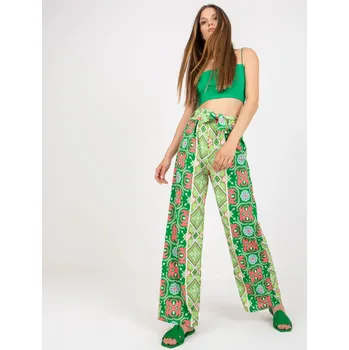 Dámské kalhoty DHJ SP 13587 kalhoty.66P zelená jedna velikost