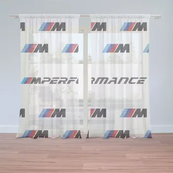 Záclona Sablio Záclony MPERFORMANCE bílý vzor: 2 ks - 150x250 cm - Sablio