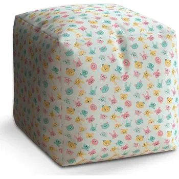 Taburet Sablio Taburet Kostka Dětské hračky: 40x40x40 cm - Sablio