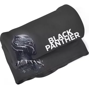 deka Sablio Deka BLACK PANTHER z profilu Černý - 150x120 cm